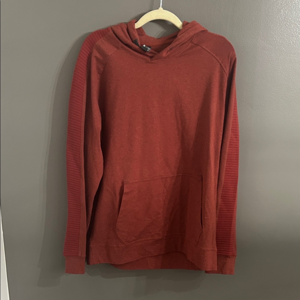 Prana Men's Rust Lightweight Hoodie Sweater